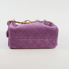 Chanel 25 Mini Suede Purple