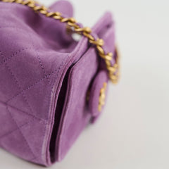 Chanel 25 Mini Suede Purple