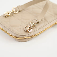 Christian Dior Call'in Phone Pouch Beige