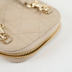 Christian Dior Call'in Phone Pouch Beige