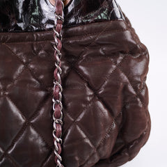 Chanel In The Mix Hobo Tote Bag Brown