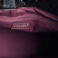 Chanel In The Mix Hobo Tote Bag Brown