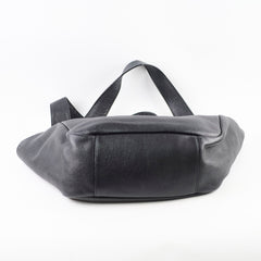 Saint Laurent Le 5 A 7 Bea Leather Tote Black