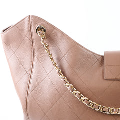 Chanel Brown Maxi Shopping Bag Brown