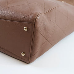 Chanel Brown Maxi Shopping Bag Brown