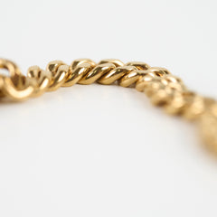 Dior Gold Tone Crystal Choker Necklace