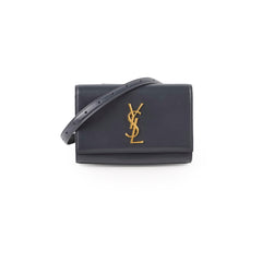 Saint Laurent Cassandra Belt Bag Dark Grey