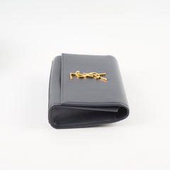 Saint Laurent Cassandra Belt Bag Dark Grey