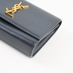 Saint Laurent Cassandra Belt Bag Dark Grey