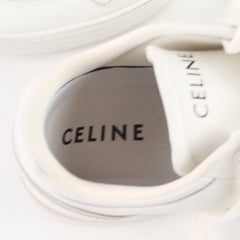Celine CT-10 Trainer Low Lace-Up Sneakers White Size 37