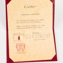 Cartier Small Model Trinity Ring Size 58