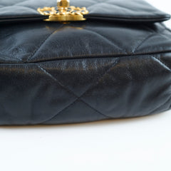 Chanel Small Chanel 19 Goatskin Black