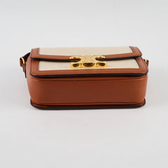 Celine Classique Triomphe Canvas Natural/Tan