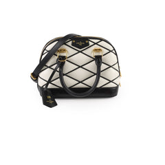 Louis Vuitton Alma BB Malletage Black/White 2025