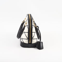 Louis Vuitton Alma BB Malletage Black/White 2025