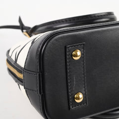 Louis Vuitton Alma BB Malletage Black/White 2025