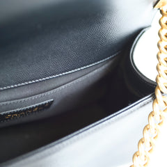 Chanel Boy Black Old Medium Caviar Gold (30 Series)