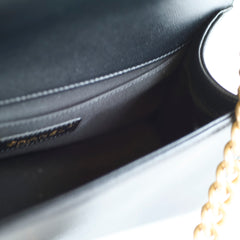 Chanel Boy Black Old Medium Caviar Gold (30 Series)