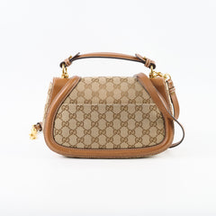 Gucci Blondie Medium Top Handle GG Canvas Beige