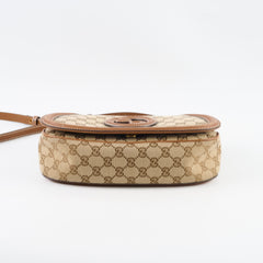 Gucci Blondie Medium Top Handle GG Canvas Beige