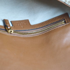Gucci Blondie Medium Top Handle GG Canvas Beige
