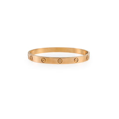 Cartier Love Classic Pink Gold Size 18 Bracelet