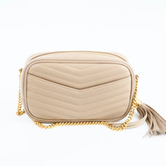 Saint Laurent Mini Lou Bag Beige