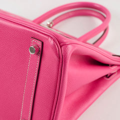 Hermes Birkin 30 Rose Tyrien Candy Collection PHW [O]
