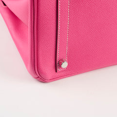 Hermes Birkin 30 Rose Tyrien Candy Collection PHW [O]