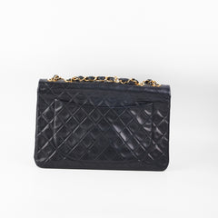 Chanel Maxi Vintage Flap Black 24k Gold