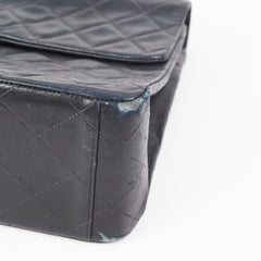 Chanel Maxi Vintage Flap Black 24k Gold