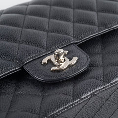 Chanel Caviar Medium M/L Classic Flap Series 16
