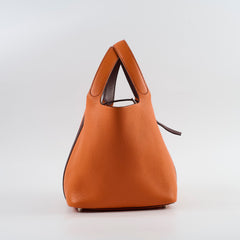 Hermes Picotin 18 Orange/Brown - Stamp G Square (2003)