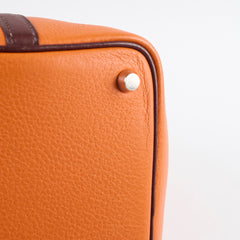 Hermes Picotin 18 Orange/Brown - Stamp G Square (2003)