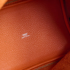 Hermes Picotin 18 Orange/Brown - Stamp G Square (2003)