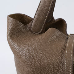 Hermes Picotin 22 Etoupe Stamp D (2019)