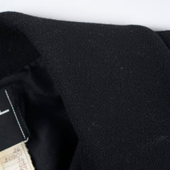 Chanel Wool Suit Jacket and Skirt Set Black