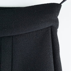 Chanel Wool Suit Jacket and Skirt Set Black