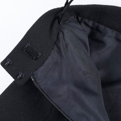 Chanel Wool Suit Jacket and Skirt Set Black