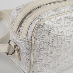 Goyard Cap Vert Crossbody Bag White