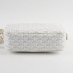 Goyard Cap Vert Crossbody Bag White