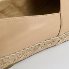 Chanel Espadrilles Beige Black Size 39