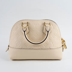 Louis Vuitton Neo Alma BB Monogram Empreinte Cream