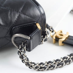 Chanel Small Gabrielle Black Microchip