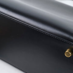 Hermes Vintage Kelly 28 Box Noir GHW1998