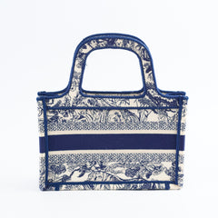 Christian Dior Book Tote Mini Navy