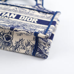 Christian Dior Book Tote Mini Navy