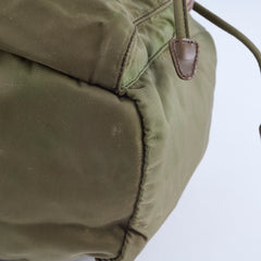 Prada Mini Nylon Backpack Green
