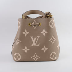 Louis Vuitton Neo Noe Giant Monogram Empreinte Tourterelle