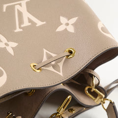 Louis Vuitton Neo Noe Giant Monogram Empreinte Tourterelle